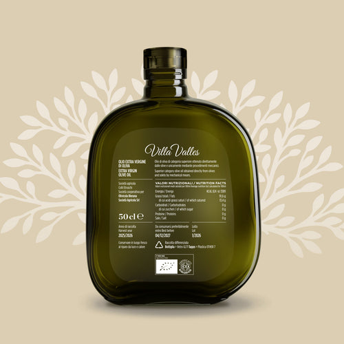 Villa Valles Blend Biologico Olio extra vergine di oliva retro